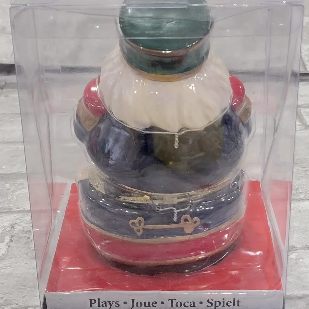 Mr. Christmas Nutcracker Animated Porcelain Music‎ Box Dated 2012 VIDEO New
